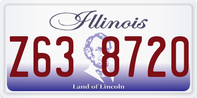 IL license plate Z638720