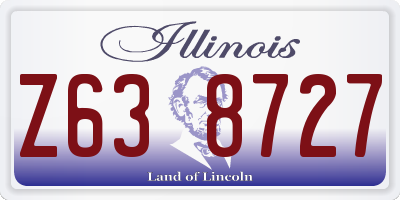 IL license plate Z638727