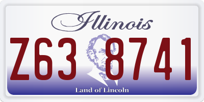 IL license plate Z638741