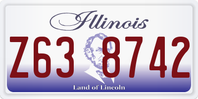 IL license plate Z638742