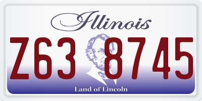 IL license plate Z638745