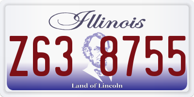 IL license plate Z638755