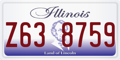 IL license plate Z638759
