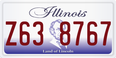 IL license plate Z638767
