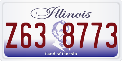 IL license plate Z638773