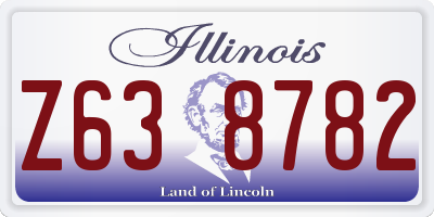 IL license plate Z638782