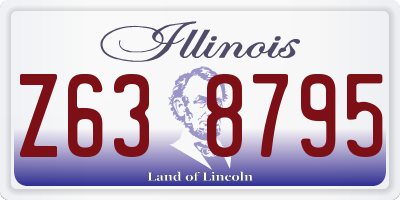 IL license plate Z638795
