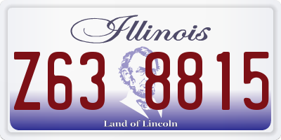 IL license plate Z638815