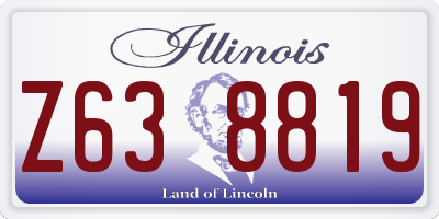 IL license plate Z638819