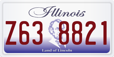 IL license plate Z638821