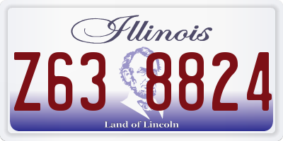 IL license plate Z638824