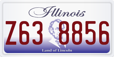 IL license plate Z638856