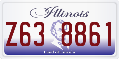 IL license plate Z638861