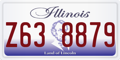 IL license plate Z638879