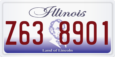 IL license plate Z638901