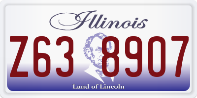 IL license plate Z638907