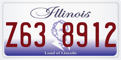 IL license plate Z638912