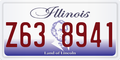IL license plate Z638941