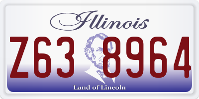 IL license plate Z638964