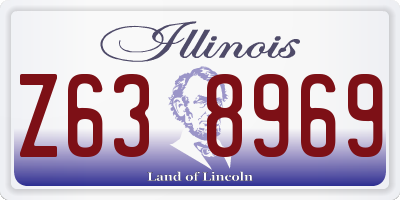 IL license plate Z638969