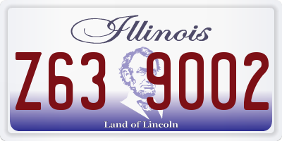IL license plate Z639002