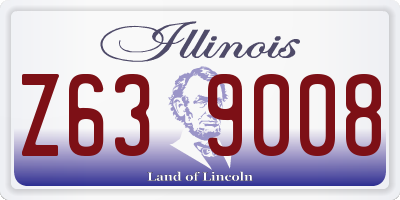 IL license plate Z639008