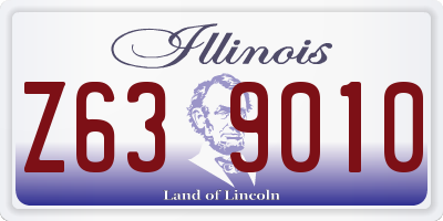IL license plate Z639010