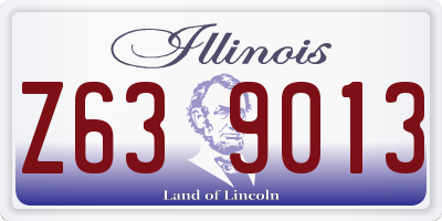 IL license plate Z639013