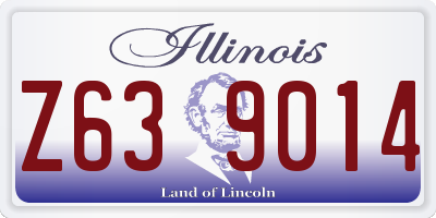 IL license plate Z639014