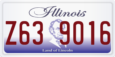 IL license plate Z639016