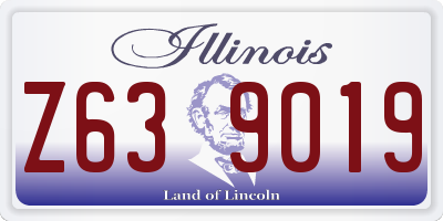 IL license plate Z639019