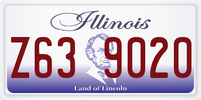 IL license plate Z639020