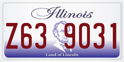 IL license plate Z639031