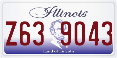IL license plate Z639043
