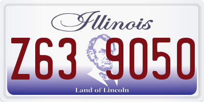 IL license plate Z639050