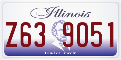 IL license plate Z639051