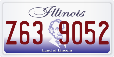 IL license plate Z639052