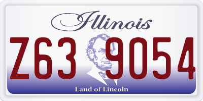 IL license plate Z639054