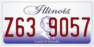 IL license plate Z639057