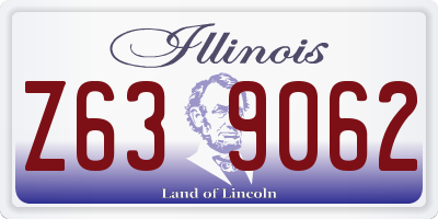 IL license plate Z639062