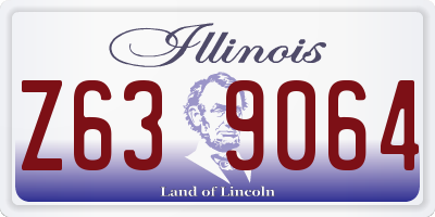 IL license plate Z639064