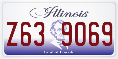 IL license plate Z639069