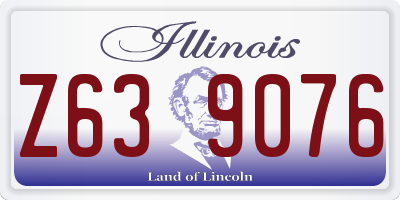 IL license plate Z639076