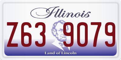 IL license plate Z639079