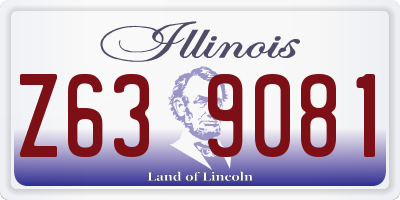 IL license plate Z639081