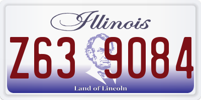 IL license plate Z639084