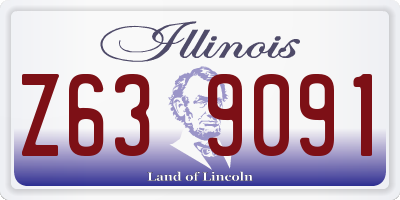 IL license plate Z639091