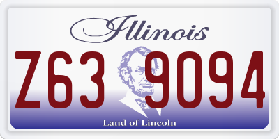 IL license plate Z639094