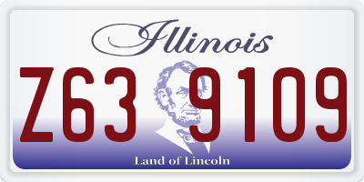 IL license plate Z639109