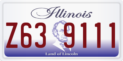 IL license plate Z639111